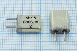 Кварцевый резонатор 8,86618 МГц - 8866,18 HC25U МА 1Г Кварцевый резонатор 8,86618 МГц - 8866,18 HC25U МА 1Г