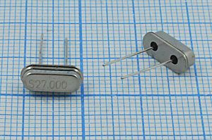 Кварцевый резонатор 27 МГц - 27000 HC49S3 16 30 30/-10~60C 49S[SDE] 1Г
