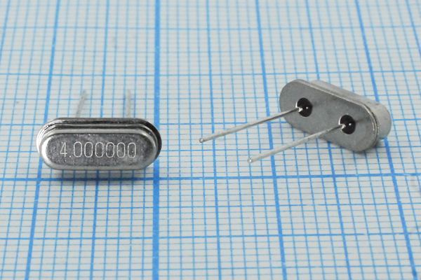 Кварцевый резонатор 4 МГц - 4000 HC49S3 20 20 30/-10~60C 49S[SDE] 1Г (S4.00