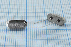 Кварцевый резонатор 4 МГц - 4000 HC49S3 20 20 30/-10~60C 49S[SDE] 1Г (S4.00