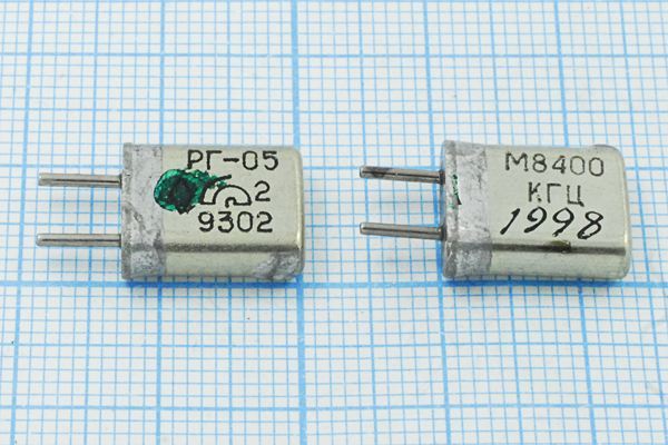 Кварцевый резонатор 8,4 МГц - 8400 HC25U РГ05МА 1Г