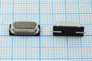 Кварцевый резонатор 20 МГц - 20000 SMD49S4 16 1Г (20.000d1)