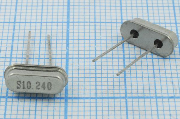 Кварцевый резонатор 10,24 МГц - 10240 HC49S3 20 30 30/-10~60C 49S[SDE] 1Г