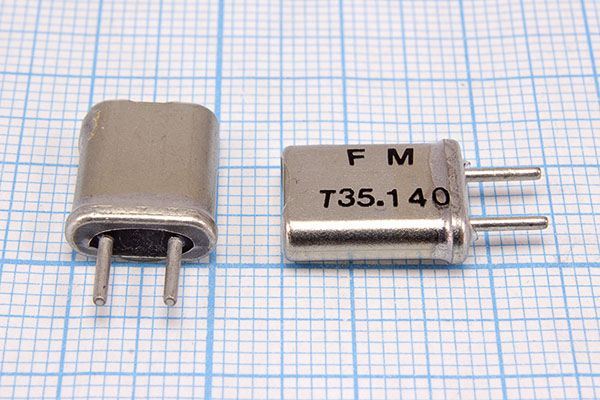 Кварцевый резонатор 35,14 МГц - 35140 HC25U +SL[17560кГц] (FM T35.140)