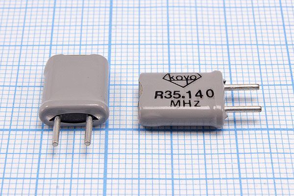 Кварцевый резонатор 35,14 МГц - 35140 HC25U +SL[11560кГц] (R35.140M KOYO)