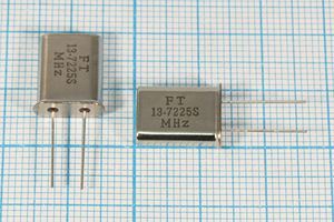 Кварцевый резонатор 13,7225 МГц - 13722,5 HC49U S 20 /-40~85C U[FT] 1Г