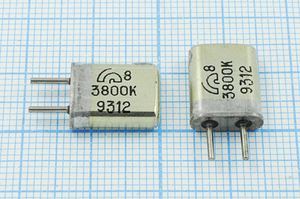 Кварцевый резонатор 3,8 МГц - 3800 HC25U МА 1Г (3800К)
