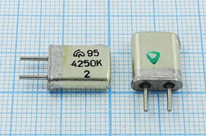 Кварцевый резонатор 4,25 МГц - 4250 HC25U МА 1Г