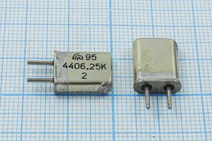 Кварцевый резонатор 4,40625 МГц - 4406,25 HC25U МА 1Г (4406,25К)