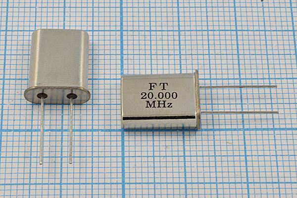 Кварцевый резонатор 20 МГц - 20000 HC49U 16 20 50/0~60C U[FT] 1Г (FT)
