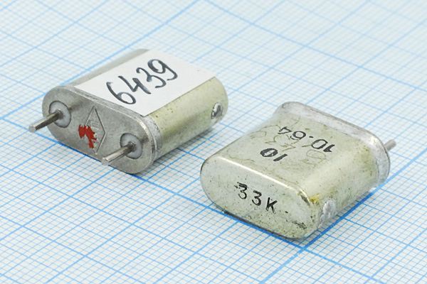 Кварцевый резонатор 6,439 МГц - 6439 HC6U БА 1Г