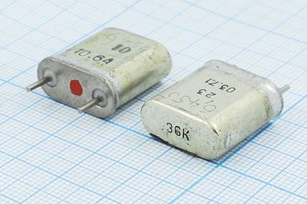 Кварцевый резонатор 6,454 МГц - 6454 HC6U БА 1Г