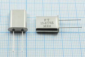 Кварцевый резонатор 13,8775 МГц - 13877,5 HC49U S 20 /-40~85C U[FT] 1Г