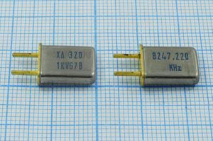 Кварцевый резонатор 8,24722 МГц - 8247,22 HC50U 32 1Г (8247.22 kHz XA320)