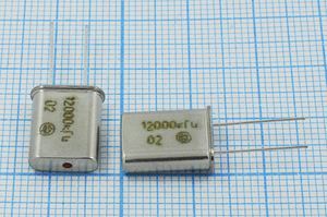 Кварцевый резонатор 12 МГц - 12000 HC49U S 15 РК374МД 1Г