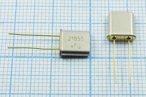 Кварцевый резонатор 21,855 МГц - 21855 UM1 S 15 30/-30~60C РК45-6БС 1Г Кварцевый резонатор 21,855 МГц - 21855 UM1 S 15 30/-30~60C РК45-6БС 1Г