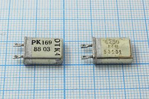 Кварцевый резонатор 6,25 МГц - 6250 МВ 15 20/-10~60C РК169-6АП 1Г Кварцевый резонатор 6,25 МГц - 6250 МВ 15 20/-10~60C РК169-6АП 1Г