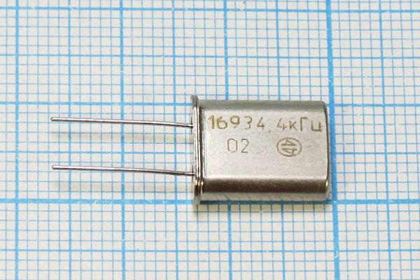 Кварцевый резонатор 16,934 МГц - 16934 HC49U S 5 20/-30~60C РК374МД-4БП 1Г