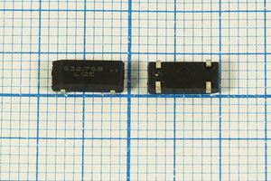 Кварцевый резонатор 0,032768 МГц - 32,768 SMD08038P4 12,5 10 150/-40~85C ZM206 1Г Кварцевый резонатор 0,032768 МГц - 32,768 SMD08038P4 12,5 10 150/-40~85C ZM206 1Г
