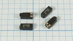 Кварцевый резонатор 4 МГц - 4000 SMD10435C4 16 50 40/-40~85C MA-416 1Г Кварцевый резонатор 4 МГц - 4000 SMD10435C4 16 50 40/-40~85C MA-416 1Г