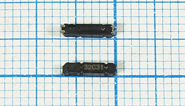 Кварцевый резонатор 0,032768 МГц - 32,768 SMD07015P3 12,5 20 /-40~85C CM-130 1Г