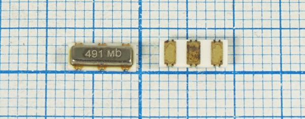 Кварцевый резонатор 4,91 МГц - 4910 C07230C3 4000 CSTCC4,91MG-TC