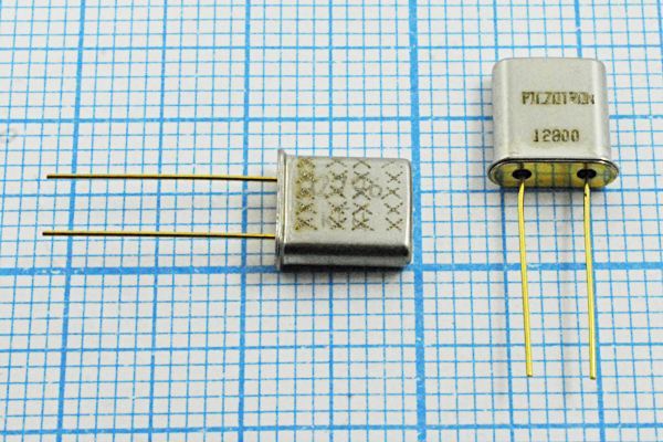 Кварцевый резонатор 12,8 МГц - 12800 UM1 12 20 РК422 1Г (PIEZOTRON)