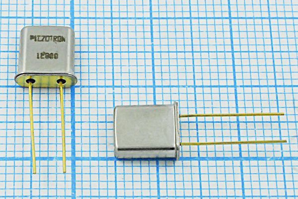 Кварцевый резонатор 12,8 МГц - 12800 UM1 20 20 РК422 1Г (PIEZOTRON)
