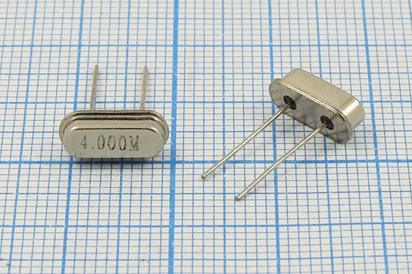 Кварцевый резонатор 4 МГц - 4000 HC49S3 20 30 30/-10~60C 49S[SDE] 1Г
