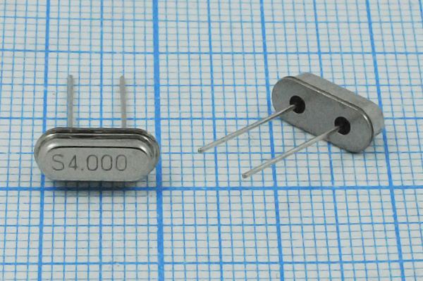 Кварцевый резонатор 4 МГц - 4000 HC49S3 16 50 30/-10~60C 49S[SDE] 1Г