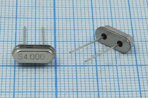 Кварцевый резонатор 4 МГц - 4000 HC49S3 16 50 30/-10~60C 49S[SDE] 1Г