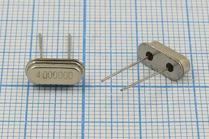 Кварцевый резонатор 4 МГц - 4000 HC49S3 20 50 30/-10~60C 49S[SDE] 1Г (4.000