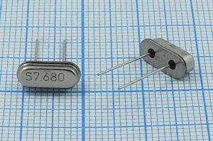 Кварцевый резонатор 7,68 МГц - 7680 HC49S3 16 30 30/-10~60C 49S[SDE] 1Г