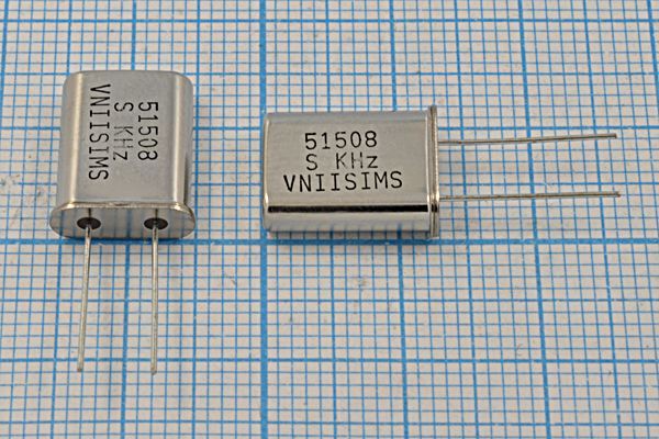 Кварцевый резонатор 51,508 МГц - 51508 HC49U S 15 30/-40~70C РПК01МД-6ВС 3Г