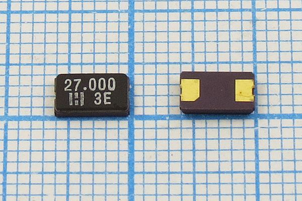 Кварцевый резонатор 27 МГц - 27000 SMD06035C2 20 30 30/-10~70C HCX-6FA 1Г