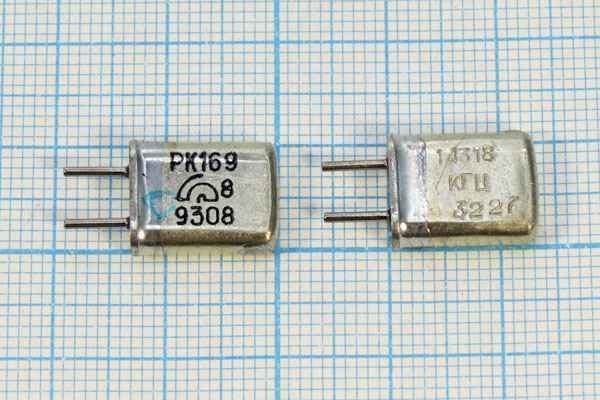 Кварцевый резонатор 14,318 МГц - 14318 HC25U S 15 20/-10~60C РК169МА-6АП 1Г
