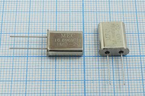 Кварцевый резонатор 16,896 МГц - 16896 HC49U 20 30 HC49U[MEC] 1Г MEC