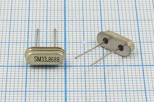 Кварцевый резонатор 33,8688 МГц - 33868,8 HC49S3 12 1Г (SM33.8688) Кварцевый резонатор 33,8688 МГц - 33868,8 HC49S3 12 1Г (SM33.8688)
