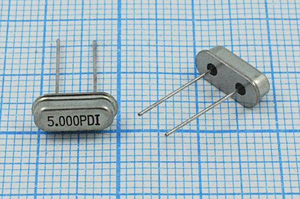Кварцевый резонатор 5 МГц - 5000 HC49S3 S L4 1Г (5,000PDI)