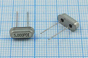 Кварцевый резонатор 5 МГц - 5000 HC49S3 S L4 1Г (5,000PDI) Кварцевый резонатор 5 МГц - 5000 HC49S3 S L4 1Г (5,000PDI)