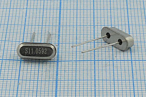 Кварцевый резонатор 11,0592 МГц - 11059,2 HC49S3 20 50 30/-10~60C 49S[SDE] 1Г