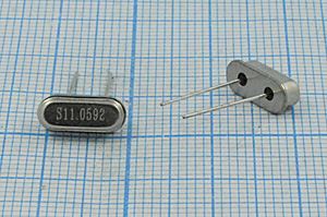 Кварцевый резонатор 11,0592 МГц - 11059,2 HC49S3 18 30 30/-10~60C 49S[SDE] 1Г