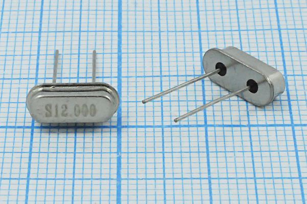 Кварцевый резонатор 12 МГц - 12000 HC49S3 12 50 30/-10~60C 49S[SDE] 1Г