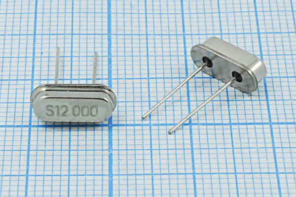 Кварцевый резонатор 12 МГц - 12000 HC49S3 14 10 30/-10~60C 49S[SDE] 1Г