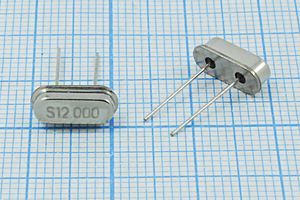 Кварцевый резонатор 12 МГц - 12000 HC49S3 12 30 30/-10~60C 49S[SDE] 1Г