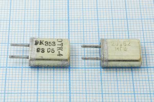 Кварцевый резонатор 20,625 МГц - 20625 HC25U 50 100/-30~60C РК353МА-9БХ 3Г Кварцевый резонатор 20,625 МГц - 20625 HC25U 50 100/-30~60C РК353МА-9БХ 3Г