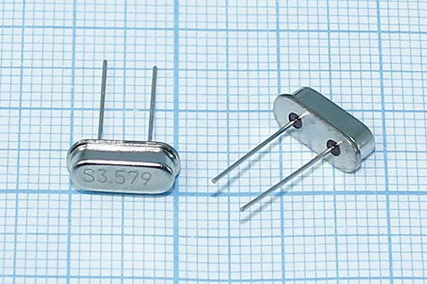 Кварцевый резонатор 3,579 МГц - 3579 HC49S3 20 50 30/-10~60C 49S[SDE] 1Г