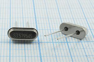 Кварцевый резонатор 3,579545 МГц - 3579,545 HC49S3 20 20 30/-10~60C 49S[SDE] 1Г