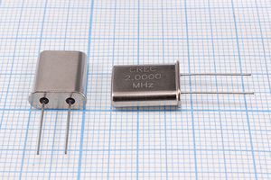 Кварцевый резонатор 2 МГц - 2000 HC49U 30 20 20/-20~70C XUA 1Г CREC Кварцевый резонатор 2 МГц - 2000 HC49U 30 20 20/-20~70C XUA 1Г CREC