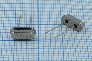 Кварцевый резонатор 6 МГц - 6000 HC49S3 20 20 30/-10~60C 49S[SDE] 1Г